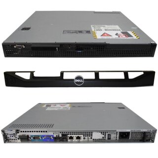 Dell PowerEdge R210 Server 1x G6950 DC 2.80GHz 4GB RAM 250GB SATA HDD Bezel
