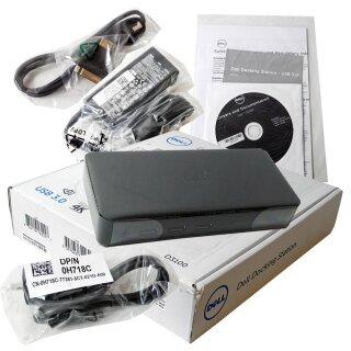 Dell D3100 USB 3.0 Ultra HD-4K Docking Station Inspiron15 Latitude13 PN 02YW4F