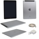 Apple iPad Air 2 128GB 9,7 Zoll Wifi + Cellular Space Gray A1567 mit USB Power Adapter und Lightning USB Kabel