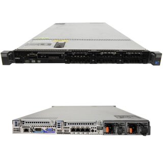 Dell PowerEdge R610 Server 2x E5530 Quad Core 2.4GHz 16GB RAM PERC 6/i DVD