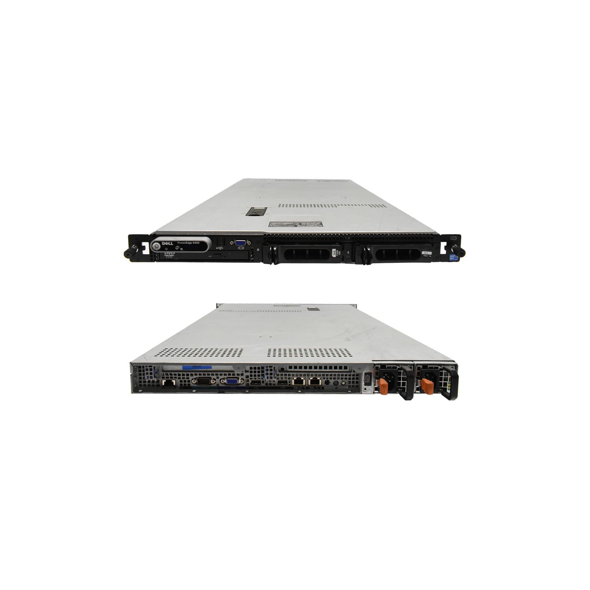 Dell PowerEdge R300 Server Xeon L5410 QC 2.33 GHz 4 GB RAM 2x 160 GB ...
