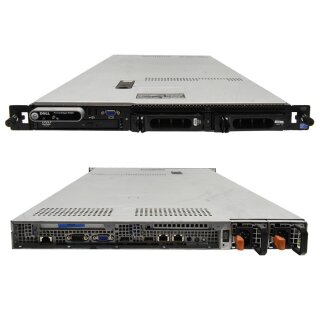 Dell PowerEdge R300 Server Xeon L5410 QC 2.33 GHz 4 GB RAM 2x 160  GB HDD SATA 6IR