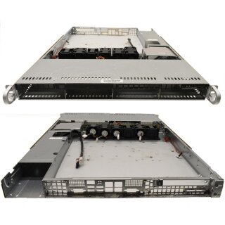 Supermicro Chassis CSE-815 1U Rack Server Housing,4x Fan,1x Backplane,1x DVD-ROM