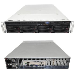 Supermicro CSE825 X8DTI-F Rev. 1.02 2x Xeon E5645 2.40GHz 48GB RAM 2x 600GB HDD