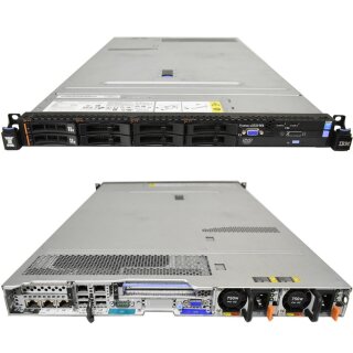 IBM x3550 M4 Server 2x Xeon E5-2630 6C 2.30 GHz 64GB RAM 2x 146GB + 4x 300GB HDD M5110 512MB 8Bay