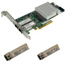 HP NC523SFP FC Dual-Port 10GbE SFP+ PCIe x8 Server...