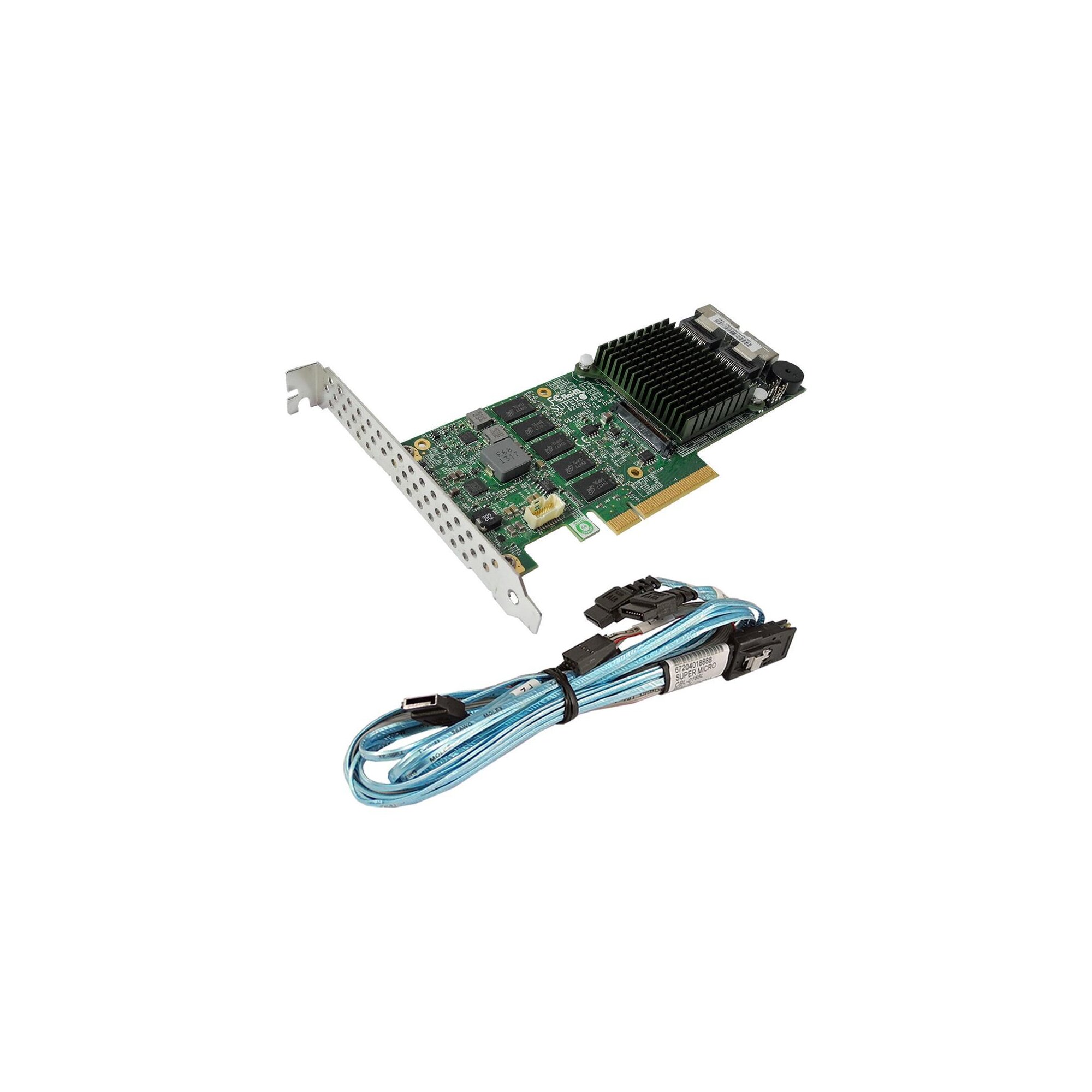 Supermicro AOC-S3108L-H8IR, 8 ports (Int), 12Gbs (SAS3), 2GB Cache
