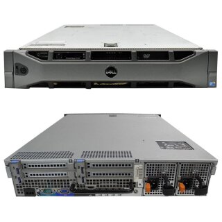 Dell PowerEdge R710 Server 2x Intel Xeon E5620 Quad-Core 2.4 GHz 16GB RAM 2,5 Zoll PER6i 8 Bay
