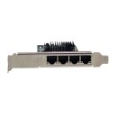 Intel I350-T4 4-Port PCIe x4 Gigabit Ethernet Network Adapter  FP