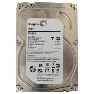 Seagate 3.0TB 3.5Zoll 7.2k 6Gb/s 64MB Cache SATA HDD ST3000VX000 1ES166-XXX Neuwertig