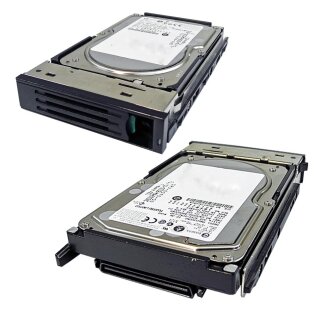 Fujitsu 147GB 3,5 10k SCSI 80pin HDD HotSwap Festplatte MAW3147NC mit Rahmen