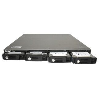 QNAP TS-419U+ NAS Server Marvell 1.2GHz 512MB RAM 4x 2TB 3.5 HDD 4Bay 2x eSATA  Port