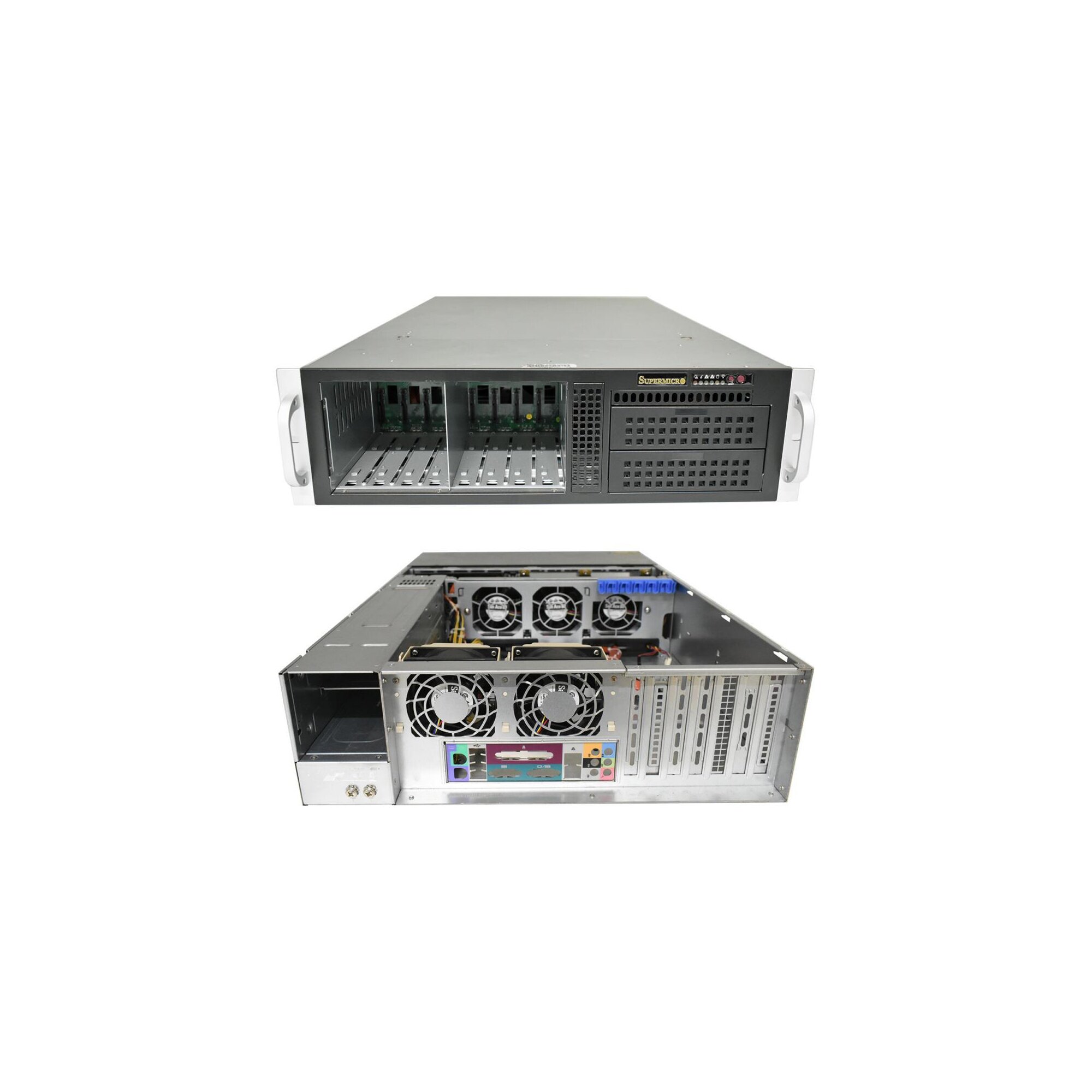 Supermicro Computer Embedded Chassis Supermicro CSE-835 3U Server Chassis Backplane SAS833TQ 2xFan 0062L4 ...