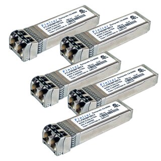 5 x Finisar FTLF8528P2BCV SFP+ 8.5 Gb Transceiver PN 355 3276337-B