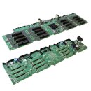 DELL PowerEdge R910 16-Slot SAS HDD Backplane PWB T468H Rev A01 DP/N 0J565K