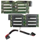 DELL PowerEdge R710 8-Slot SAS HDD Backplane PWB DM322 Rev A00 DP/N 0MX827