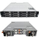 Dell PowerVault MD1200 2U 2x E01M001 6Gbps 2x 600W PS...