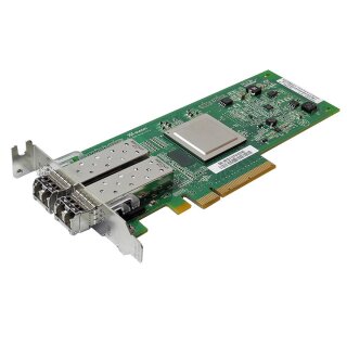 QLogic QLE2562-HP FC Dual-Port 8Gb PCIe x8 Network Adapter 489191-001 2x8SFP+ LP