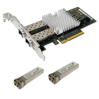 Fujitsu 2-Port 10 Gb Ethernet PCIe D2755-A11 GS3 GS2 Full-profile with 2x SFP+