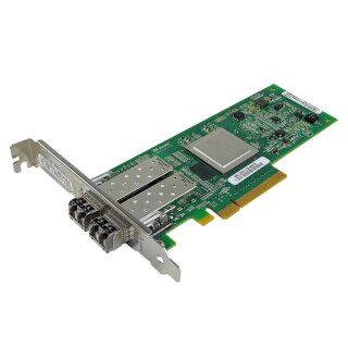 QLogic QLE2562-F FC Dual-Port 8 Gb PCI-E x8 Network Adapter LP + 2x 8Gb SFP+