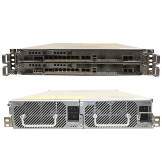 Cisco ASA 5585-X IPS SSP-10  and  ASA5585-X SSP-10 Security Appliance bundle Chassi 2U