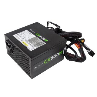 CORSAIR CX500M Gaming Power Supply / Netzteil 500W P/N 75-002017 + Kabel