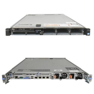 Dell PowerEdge R620 1xE5-2650 2.00GHz 8C 32GB RAM Rails Bezel 2.5 Zoll 4 Bay