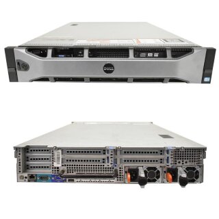 Dell PowerEdge R720 Rack Server 2x Intel Xeon E5-2650 2.00GHz 8C 192 GB RAM 8x 3.5 Bay incl. Rail Kit
