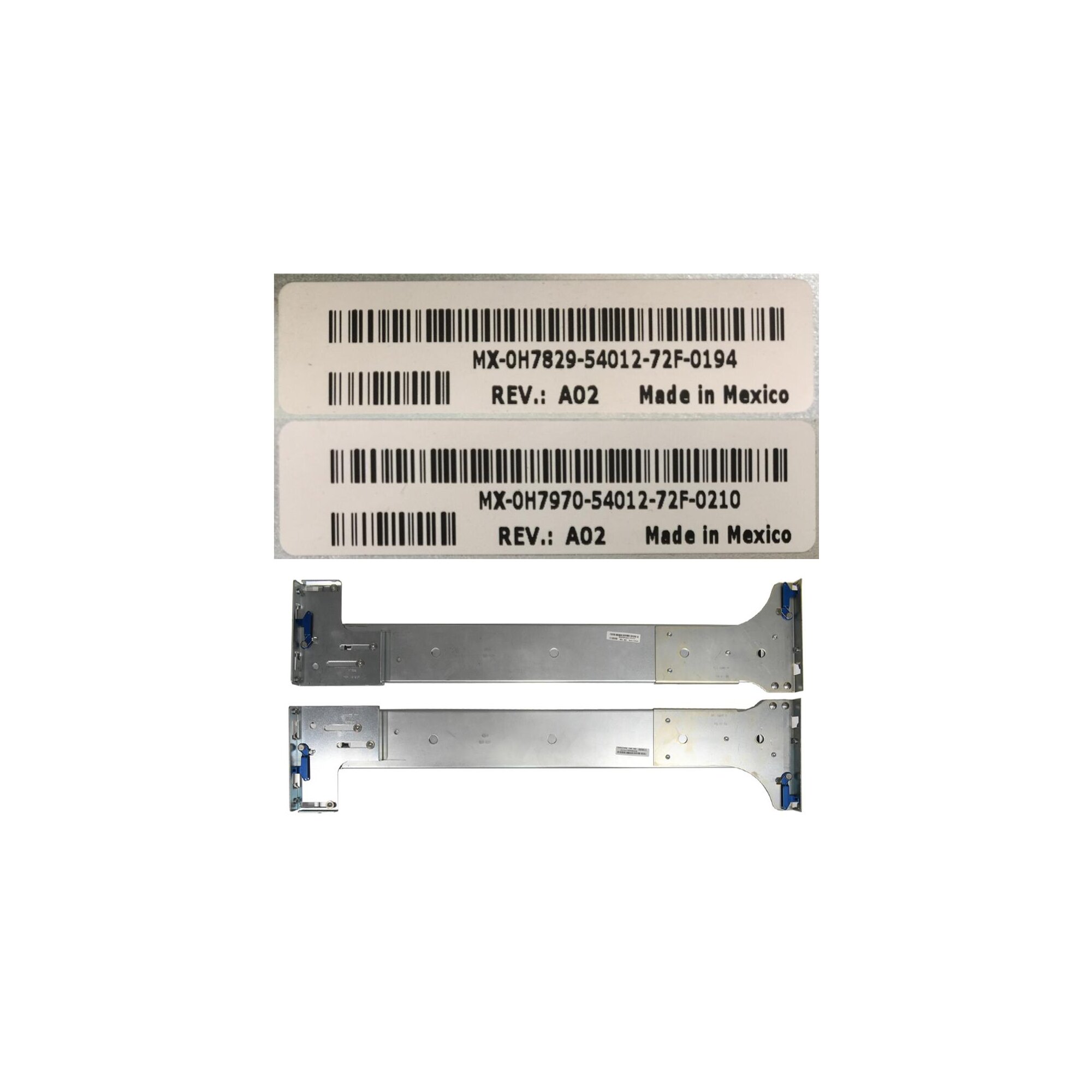 Dell PowerEdge 6850 6950 R900 Rackschienen Rails Set 0H7829 0H7970 ...