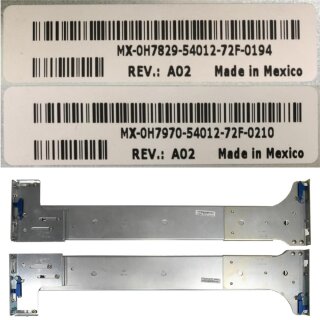 Dell PowerEdge 6850 6950 R900 Rackschienen Rails Set 0H7829 0H7970 ...