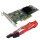 LSI SAS9211-8i 6 Gb/s PCIe x8 SAS/SATA RAID Controller H3-25250-02C + Kabel