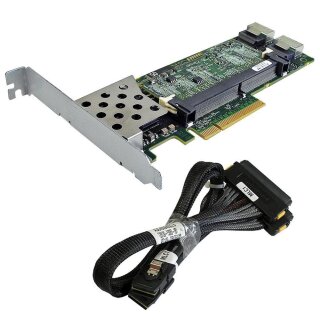HP Smart Array P410 6Gb/s SAS RAID Controller 256MB +SAS Kabel 462919-001 FP