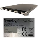 Synology Rack U1 Station RS409RP+  1.06GHz CPU 1GB RAM 4Bay 3x 2TB SATA HDD