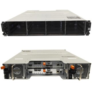 Dell PowerVault MD3200 2U 2x E02M001 SAS 6G 2x 600W PSU 12x Bay 3.5