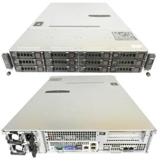 Dell PowerEdge C2100 Server 2x X5650 SC 2.66GHz 16GB RAM SAS9260-8i 12 Bay 2U Rail Kit