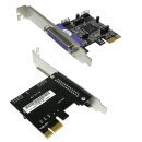 Delock 89219 Parallel DB25 / PCI-Express x1 Schnittstellenkarte
