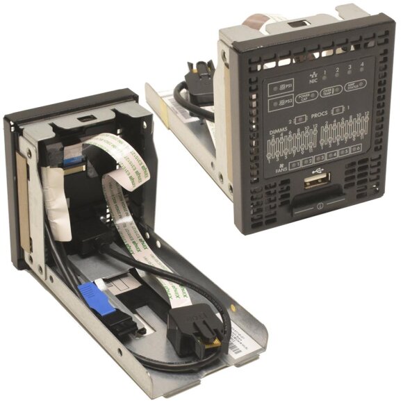 HP ProLiant DL380p G8 Diagnostic Display Board 672145 001 662516 001