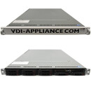 VDI-APPLIANCE Supermicro CSE-119 1U Rack Server Mainboard X8DTU-6F+ 2x Intel Xeon E5645 CPU 32GB RAM 1x 128GB SSD 10 Bay 2.5 Zoll