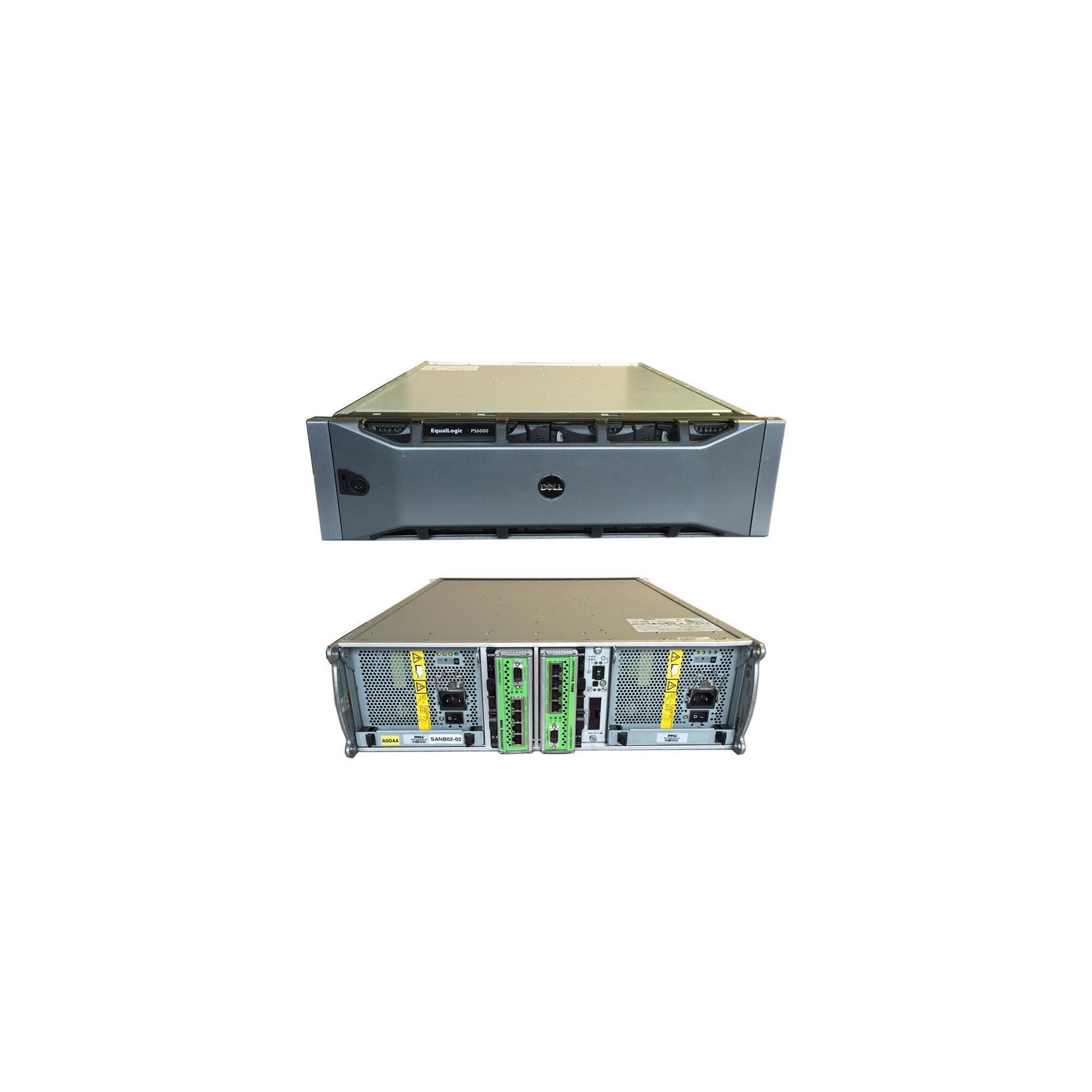 Dell EqualLogic PS6000e 2x Control Module 7 2x 2GB PC2 RAM 16x 400 GB ...