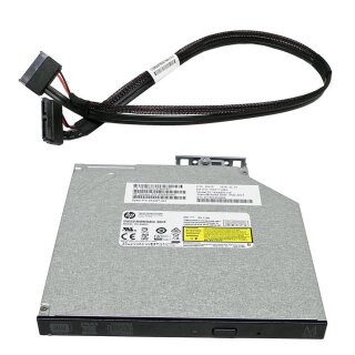HP DU-8A6SH GUD0N Slimline Multi DVD Rewriter SATA for DL360 G9+Kabel 652297-001