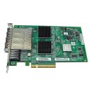 QLogic QLE2564-NAP FC Quad-Port 8Gb PCIe x8 Network Adapter NA 111-00481+B0, 111-00481+C0 FP 4xGBIC