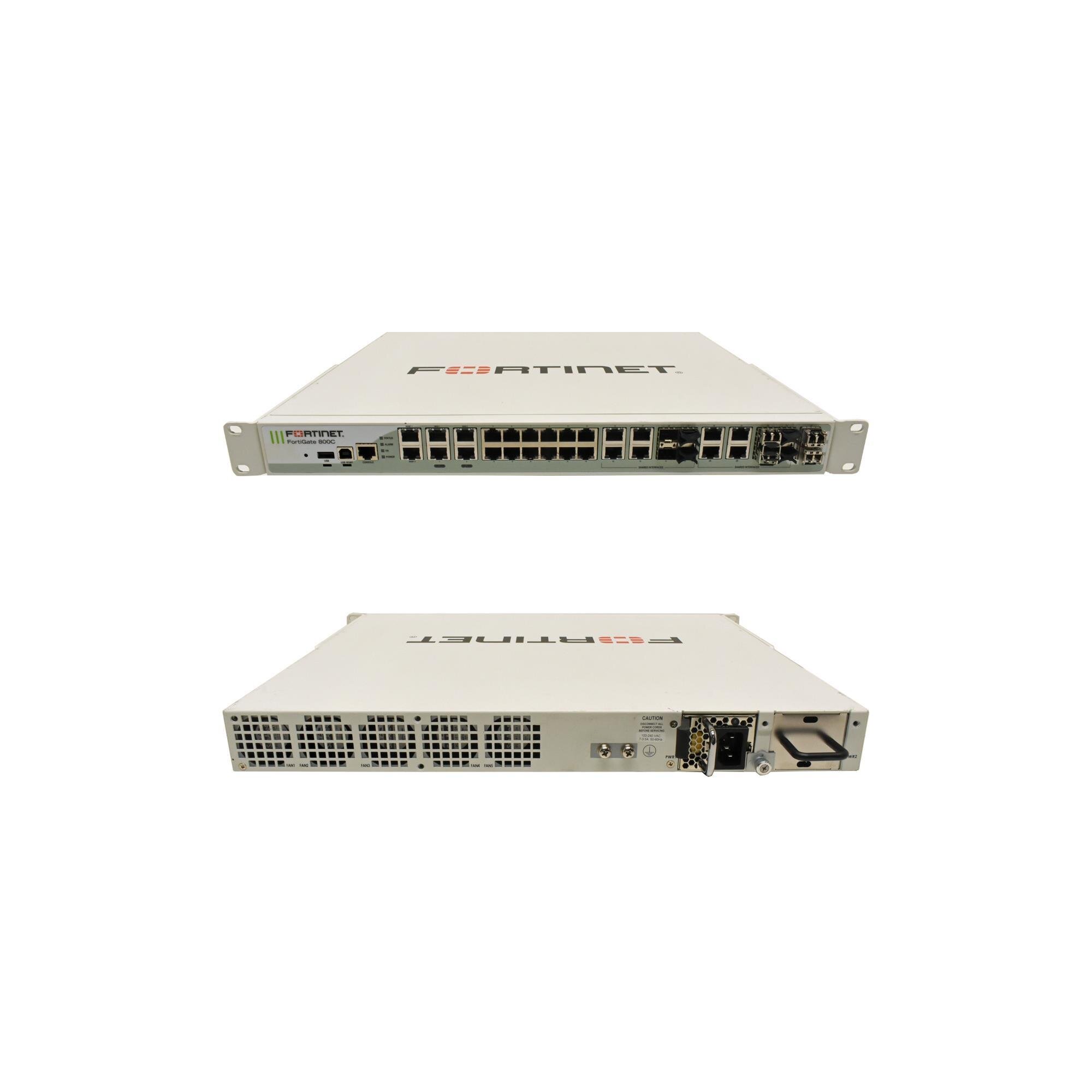 FORTINET FortiGate FG-800C Security Appliance 10Gb Ethernet 