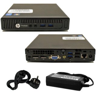 HP ProDesk 600 G1 DM PC i5-4590T 2.00GHz QC CPU 8GB DDR3 RAM 500GB SATA 2.5" HDD Win10 Pro