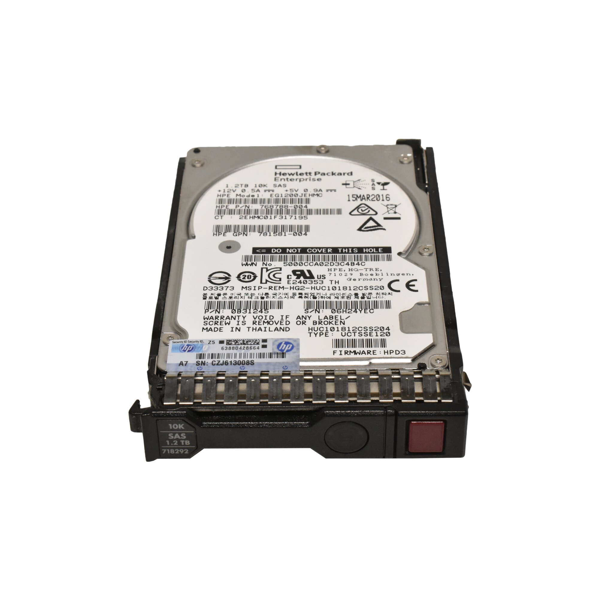 TOSHIBA (CISCO) 1.6TB 12G 2.5" MLC SAS SOLID STATE DRIVE - Foto 6