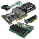 IBM ServeRAID M5015 6 Gb/s RAID Controller 46M0851 +BBU +2x Kabel + Backplane