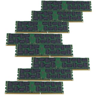 64 GB HP Samsung 8x 8 GB 2Rx4 PC3L-10600R DDR3 RAM REG ECC DDR3 605313-171