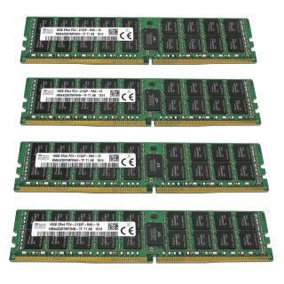 64 HP SKhynix 4x 16GB 2Rx4 PC4-2133P DDR4 RAM 752369-081 774172-001