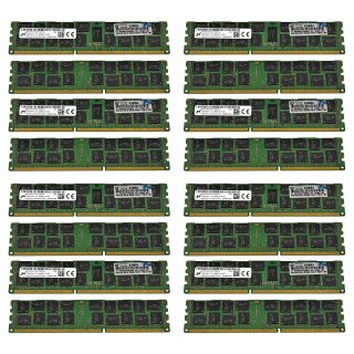 128 GB HP Micron 8x 16 GB PC3-14900R 2Rx4 RAM REG ECC DDR3 712383-081 715274-001