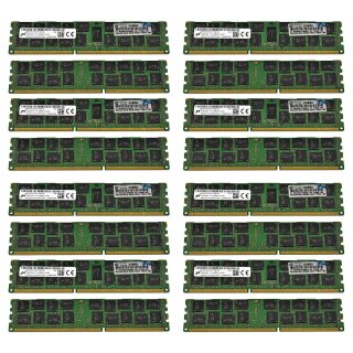 128 GB HP Micron 8x 16 GB PC3-14900R 2Rx4 RAM REG ECC DDR3 712383-081 715274-001