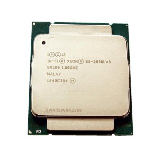 Intel Xeon Processor E5-2630L V3 20 MB SmartCache 1.8 GHz 8 Core FCLGA2011-3 SR209 für HP BL460 G9 mit CPU Rahmen